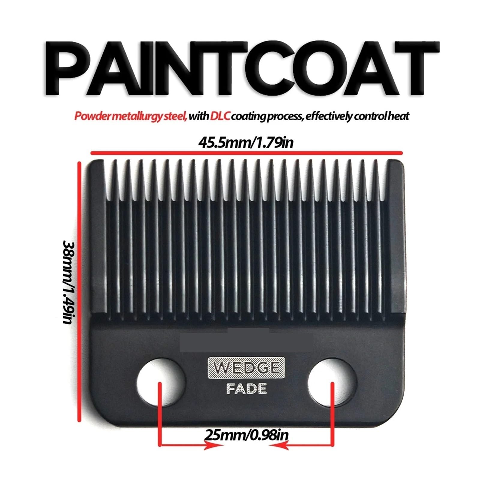 Lame De Tondeuse À Cheveux, Compatible Avec Madeshow, Compatible Avec KULILANG,M5F M10 R66 R77F, Remplacement De Tête De Coupe À Coin Ultra Fin(1PC H-blade)