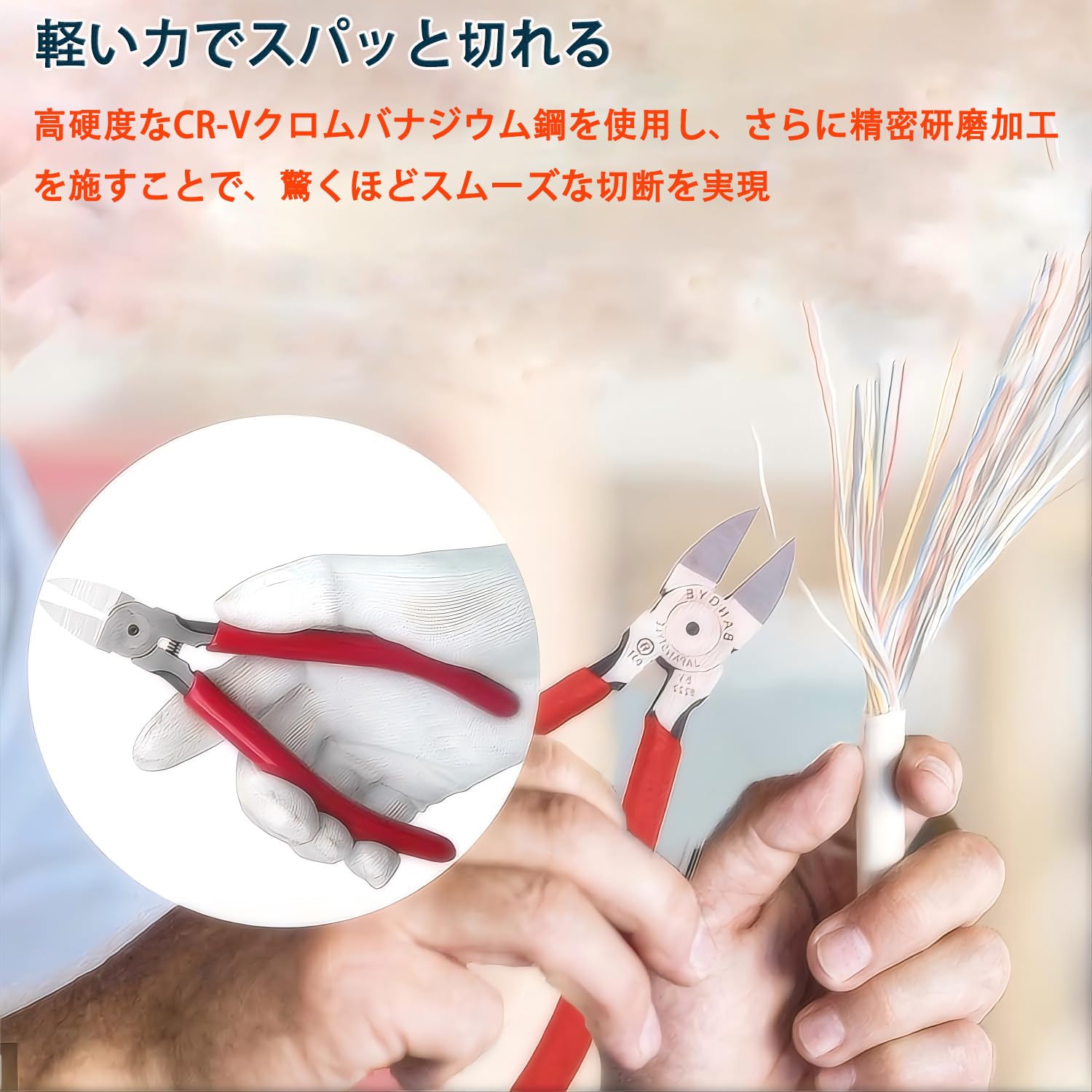 Amazon | GOOMAND 精密ニッパー 136mm バネ付 プラモデル 金属