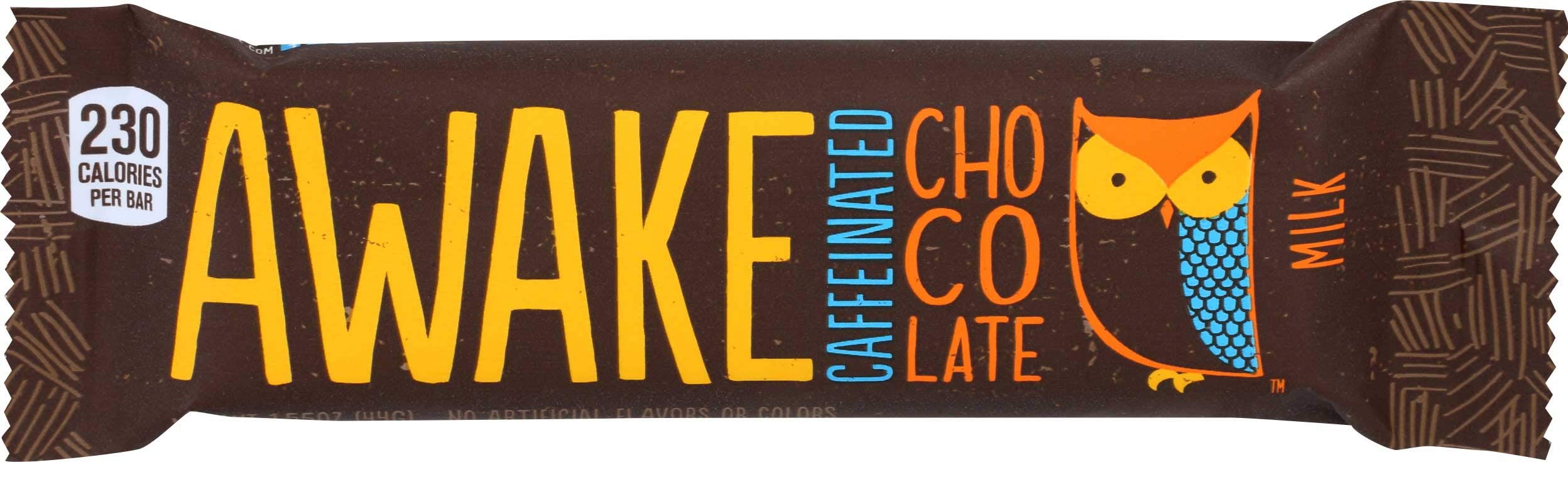 Awake Caramel Chocolate Bar, 1.55 Ounce - 12 per pack -- 6 packs per case.