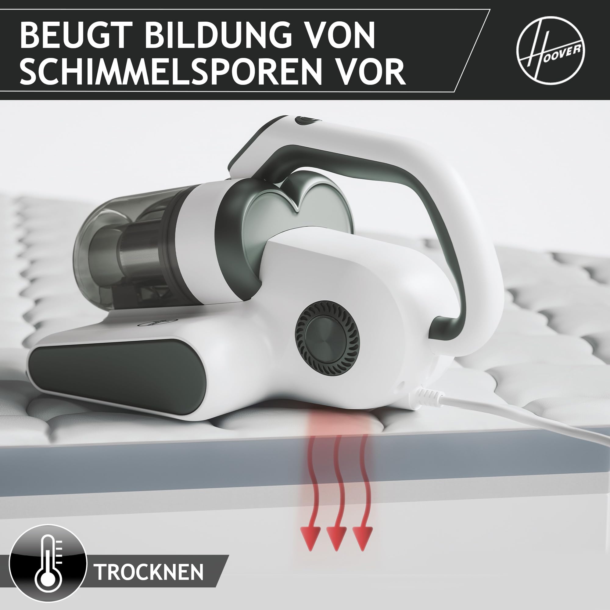 Hoover Odkurzacz do Materacy, Biały, 510 W 240 V