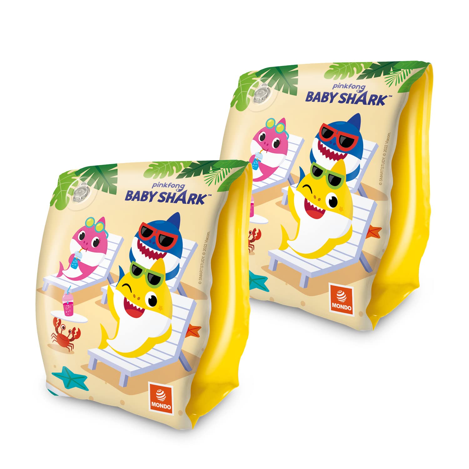 ARM Bands Baby Shark - Mondo Toys - Baby Shark - Water Games for Kids