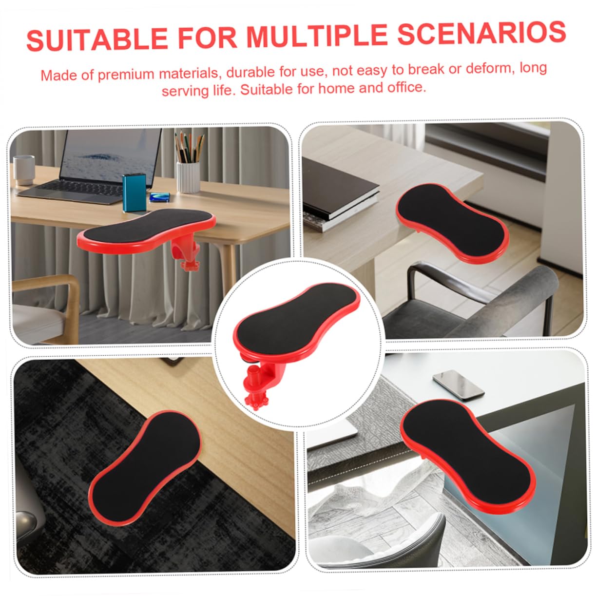 Housoutil 2 Pezzi Tappetino Per Mouse Ergonomico Poggiapolsi Tappetino Per Bracciolo Poggiapolsi Da Scrivania In Memory Foam Da Gioco Per Scrivania