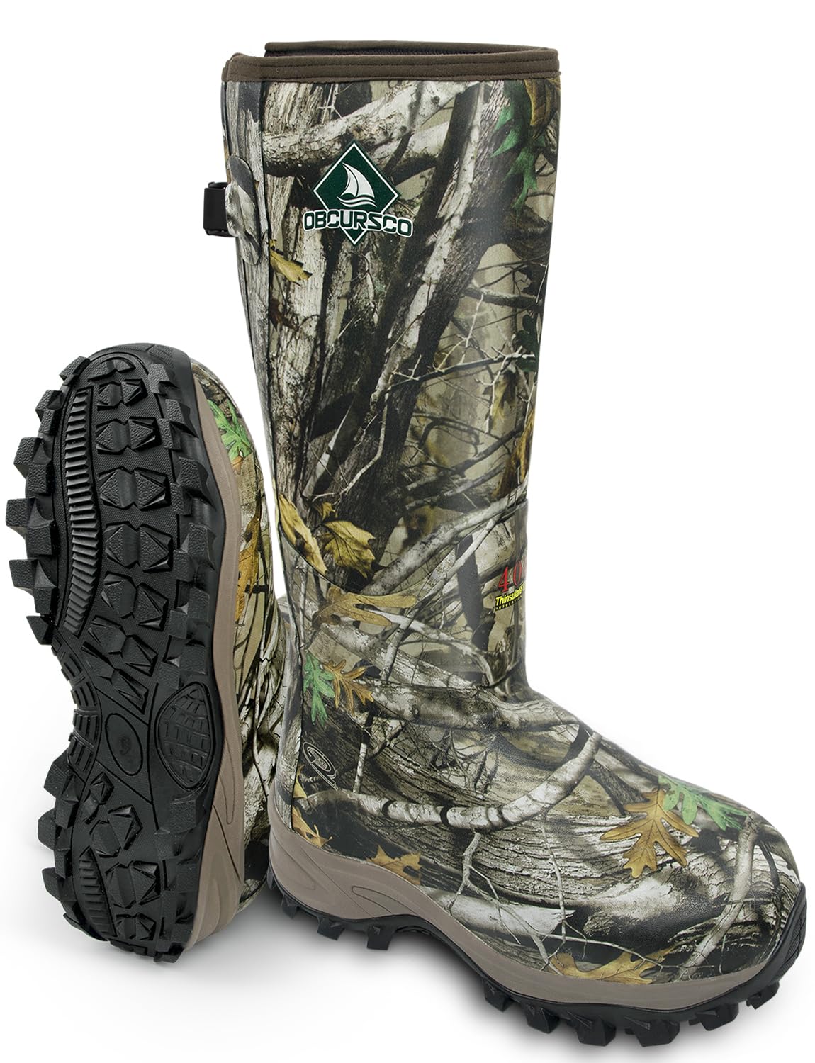 Neoprene 400 Gram Rubber Hunting Boots TideWe® Hunting Boots For