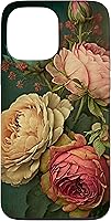 Vista 24 de Funda para iPhone 12/12 Pro Boho Shabby Chic Bohemio Rosas Vintage Flores Floral