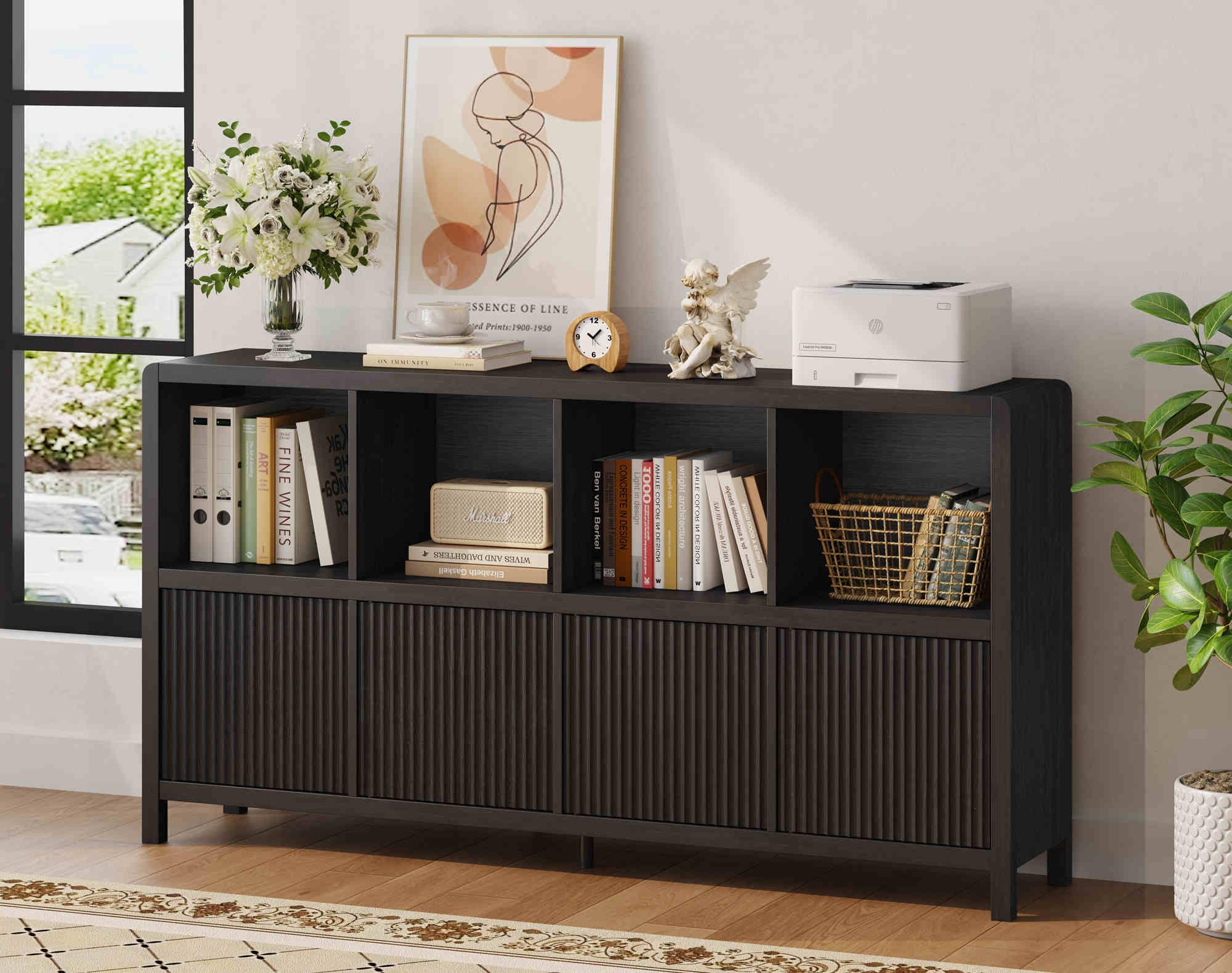Amazon.com: FATORRI 8 Cube Storage Organizer Bookshelf with 4