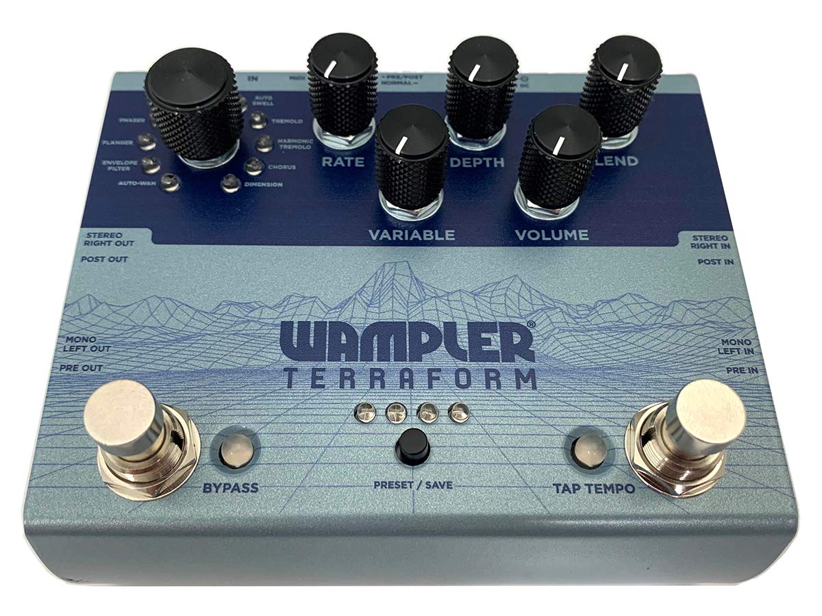 Wampler - Terraform (モジュレーションマルチエフェクター) Amazon.com: Wampler Terraform Multi-Modulation Guitar