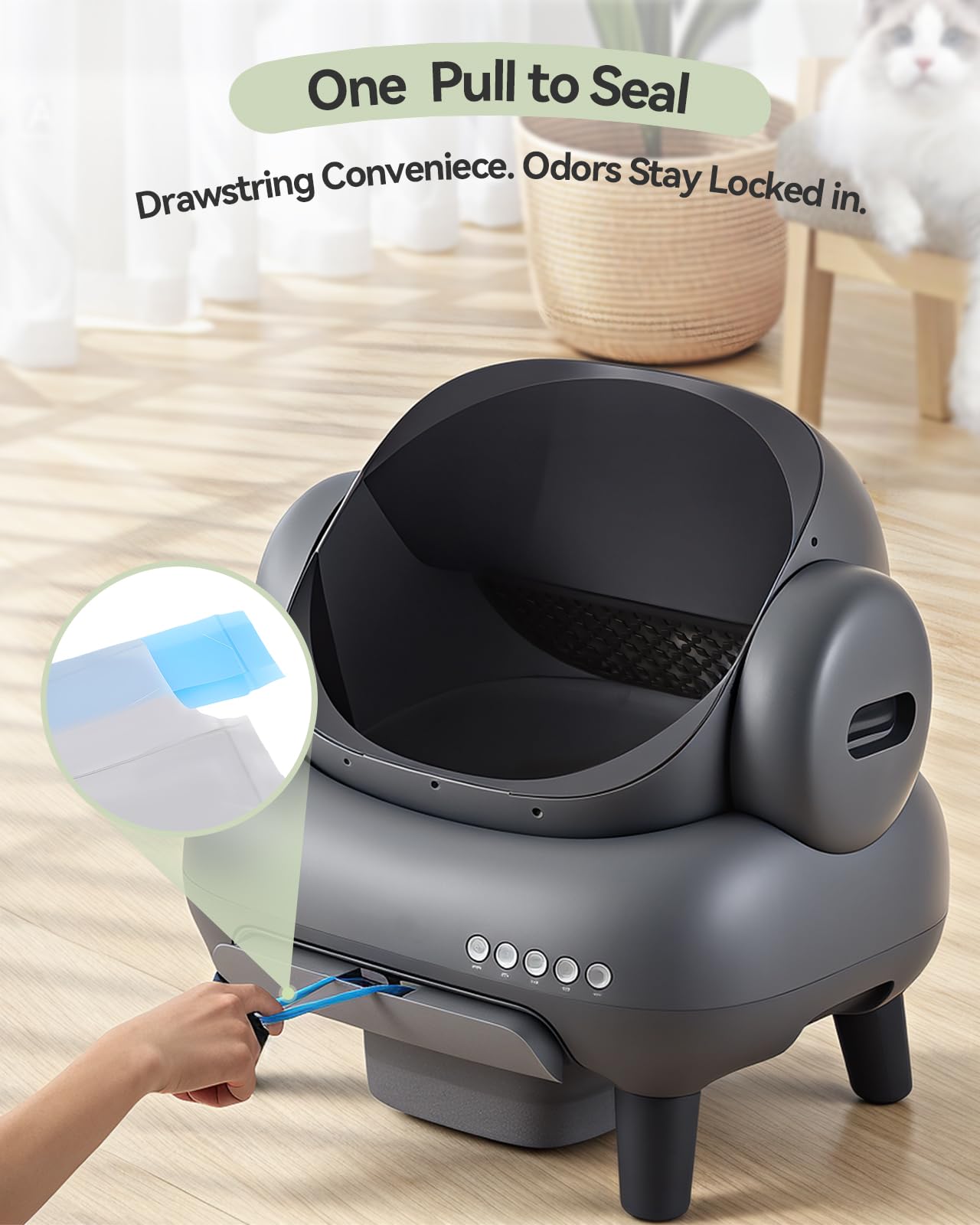 Amazon.co.jp: NeakasaM1 Petpivot Autoscooper用 猫用トイレバッグ 40