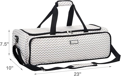 Miniatura 6 de HOMEST Funda de transporte para Cricut Explore Air 2 Cricut Maker bolsillo frontal grande para accesorios Ripple diseño patentado