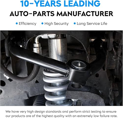 Miniatura 7 de Brazo de control delantero inferior del lado del conductor y del pasajero con conjunto de rótula para Ford Mustang 2005-2010 Kit de suspensión