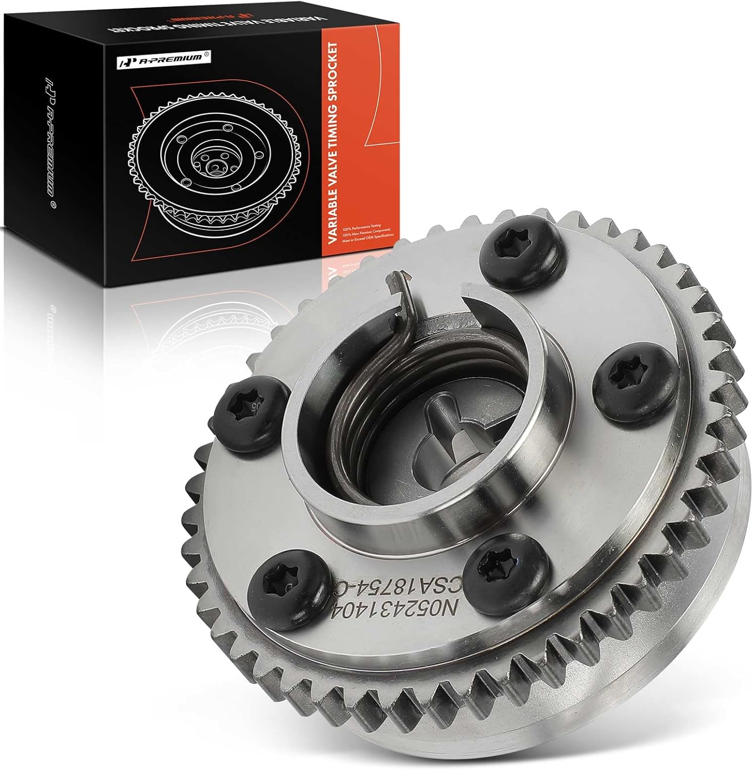 A-Premium Exhaust Variable Valve Timing (VVT) Sprocket Gear Camshaft Adjuster Compatible with Honda Civic 2017 2019-2020, Accord 2018-2022 & Acura RDX 2019-2022, TLX 2021-2022, 2.0L
