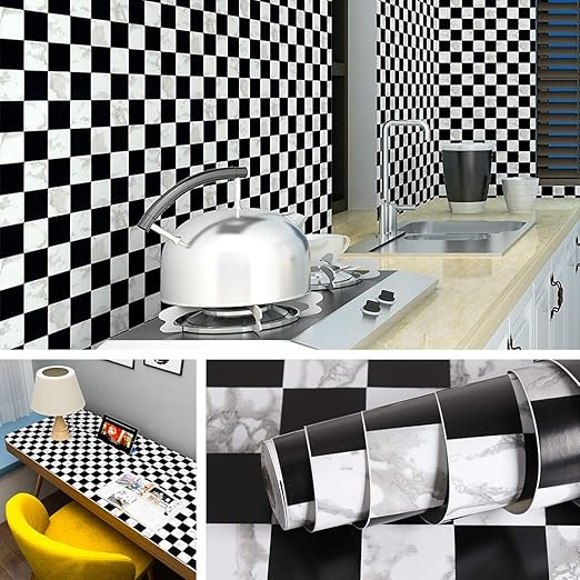 Amazon Livelynine リメイクシート 白 壁紙シール 黒 モザイク はがせる壁紙 つや消し 賃貸 壁紙クロス タイルシール 45cmx2m Diy壁紙 キッチン 浴室 洗面所 トイレ リビング ベッドルーム 壁紙 Amazon Livelynine リメイクシート 白 壁紙シール 黒 モザイク はがせる壁紙 つや消し 賃貸 壁紙クロス タイルシール 45cmx2m Diy壁紙 キッチン 浴室 洗面所 トイレ リビング ベッドルーム 壁紙