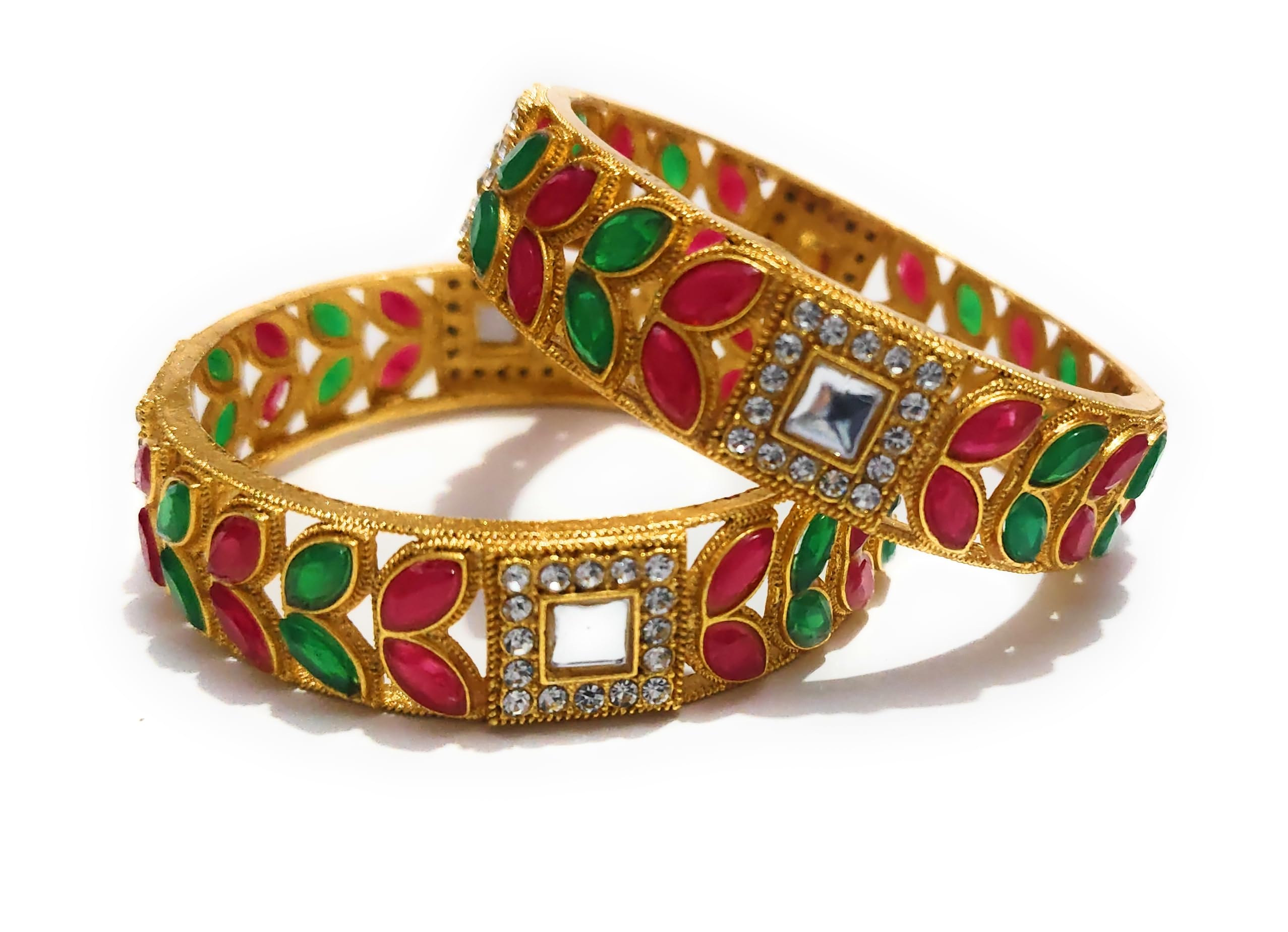 See full amazon price history chart for SHARVARI IMITATION JEWELLERY Gold Plated Brass Bangles/Kada Set with meenakari work for Women and Girls (set of 2) (Design 2, 2.8) SHARVARI IMITATION JEWELLERY Gold Plated Brass Bangles/Kada Set with meenakari work for Women and Girls (set of 2) (Design 2, 2.8) (B0DB8P4KXN) Amazon Price History, Amazon Price Tracker