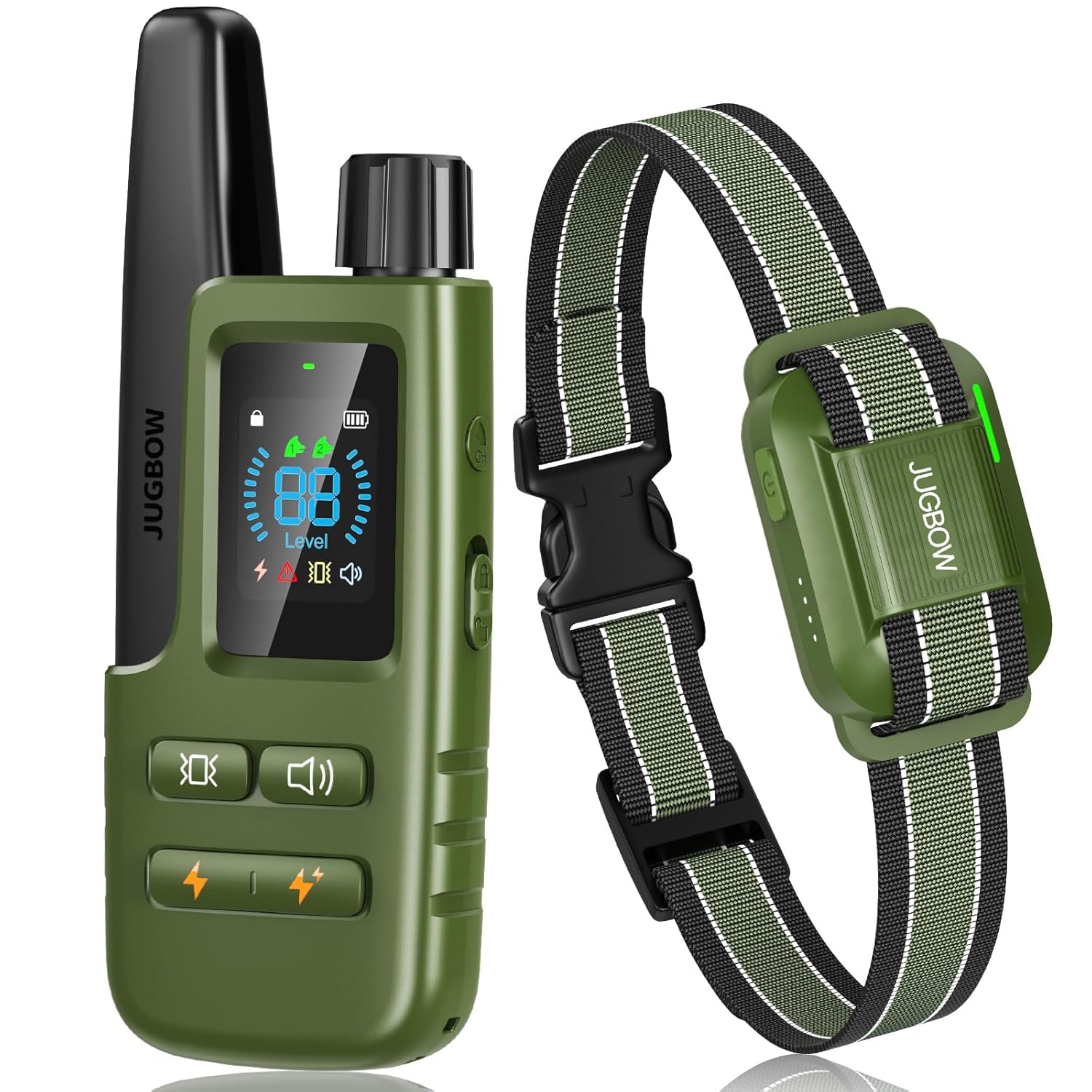 Jugbow Shock Collar for Dogs - 4200FT Dog Training Collar with Remote Control 4 Training Modes Security Lock