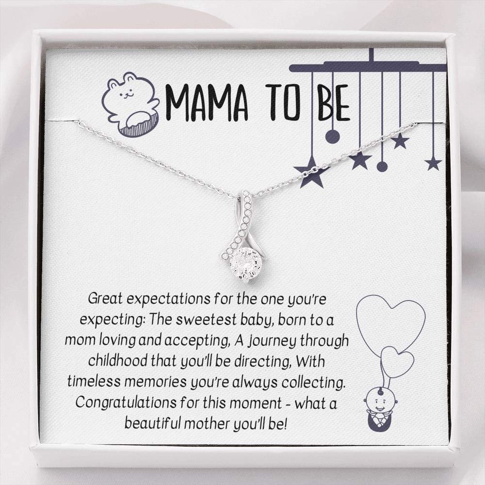 On Cloud NineGifts Mama to Be"Be-autiful Mother" Alluring Beauty Necklace with Message Card and Gift Box