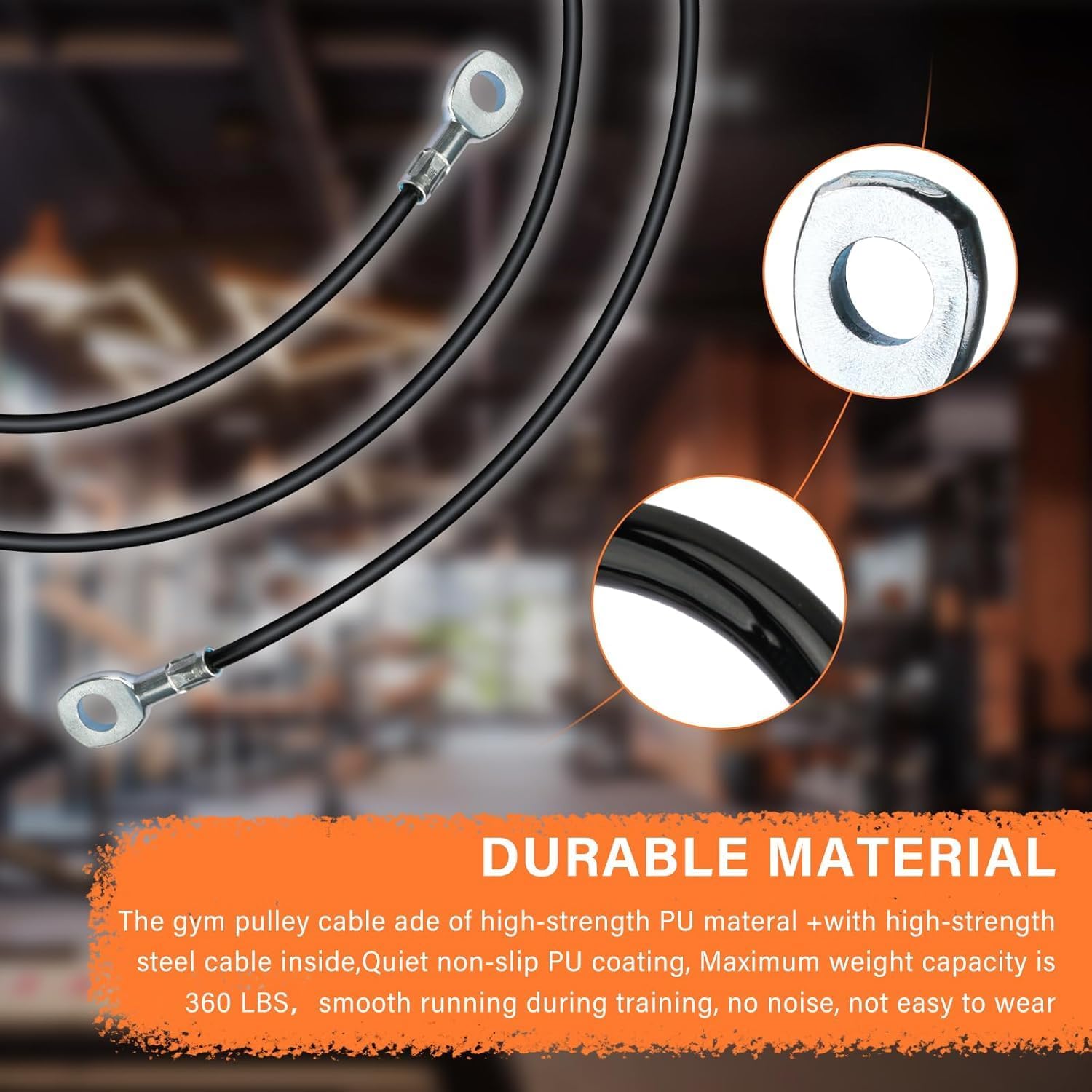 59 IN Fitness Cable Fit for All Total Gym Model 1000, 1500, 2000, 3000, XLS image 5