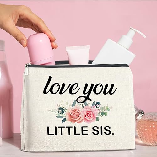 Miniatura 6 de TSUYAWU Regalos para hermana pequeña, bolsa de maquillaje para hermana pequeña, regalo para hermana pequeña, cumpleaños, Navidad, graduación,