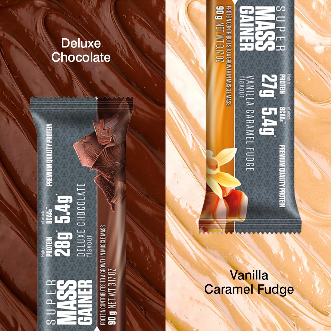 Dymatize Super Mass Gainer Bar Deluxe Chocolate - Barrita Weight-Gainer + Proteína