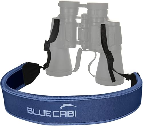 BlueCabi - Correa de neopreno para el cuello para cámaras y prismáticos, correa antideslizante para el cuello