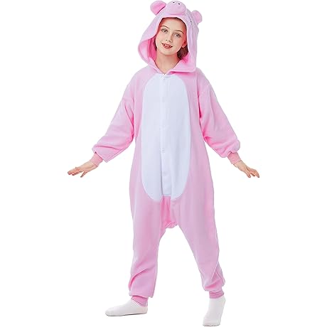 Pig Onesie Kids Halloween Pig Costumes for Girls