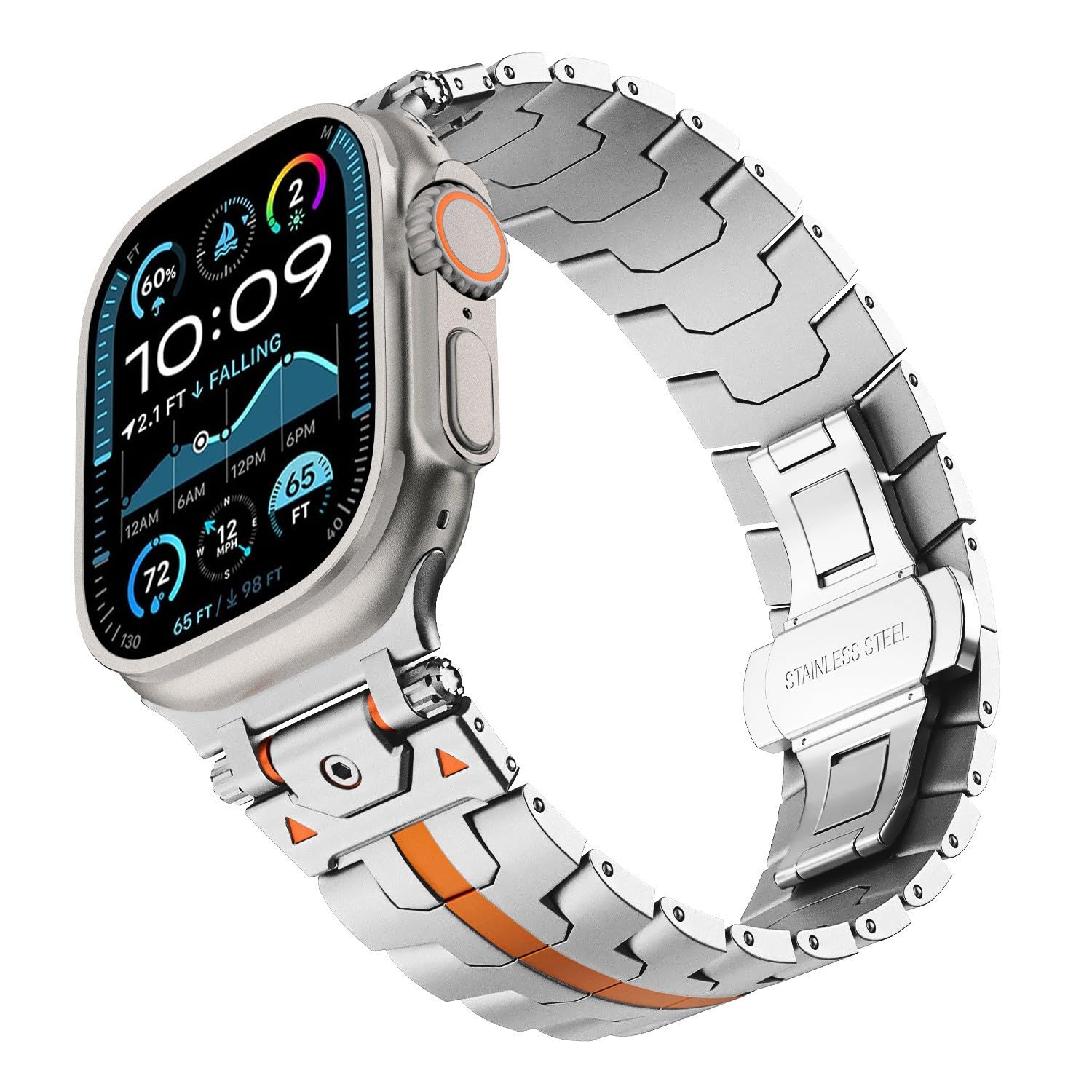 Bracelet acier inoxydable Apple Watch pour affirmer votre style unique - 8