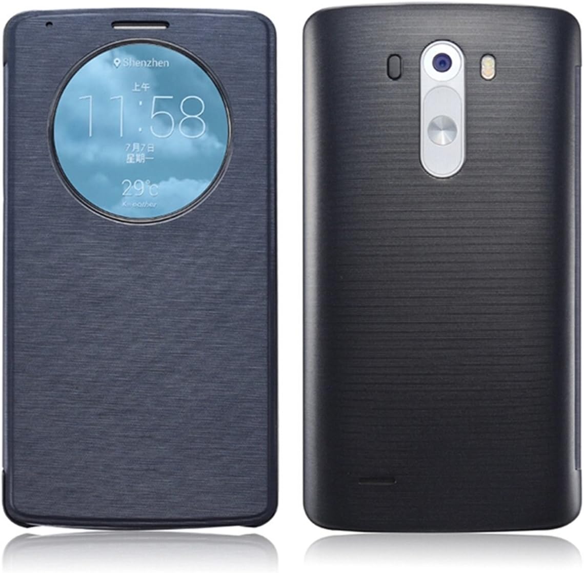 XCSOURCE Circle Windows Case Cover Qi Wireless Charging Case for LG G3 D855 Cuddly BC429