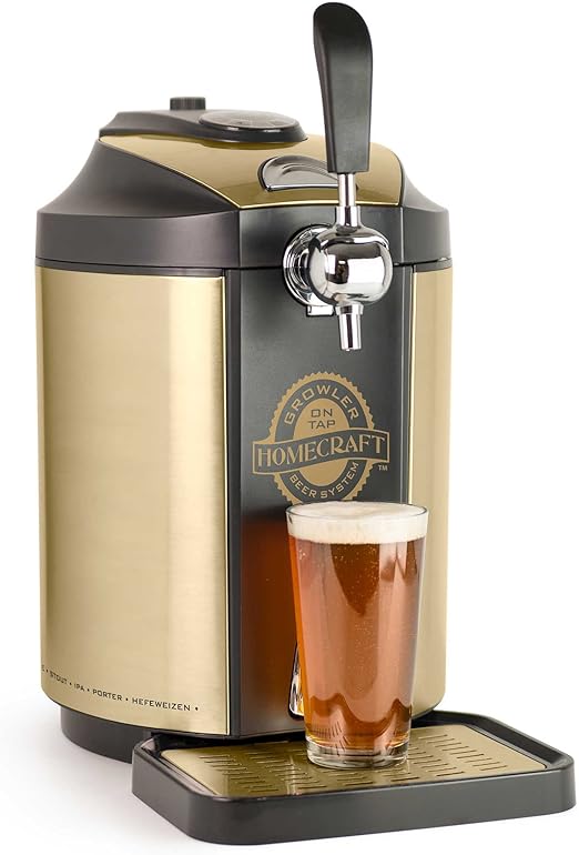 Nostalgia Homecraft Kegerator On Tap Beer Growler Cooling System Home & Kitchen