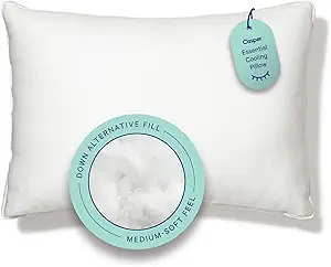 Casper Sleep Essential Cooling Pillow, King, White