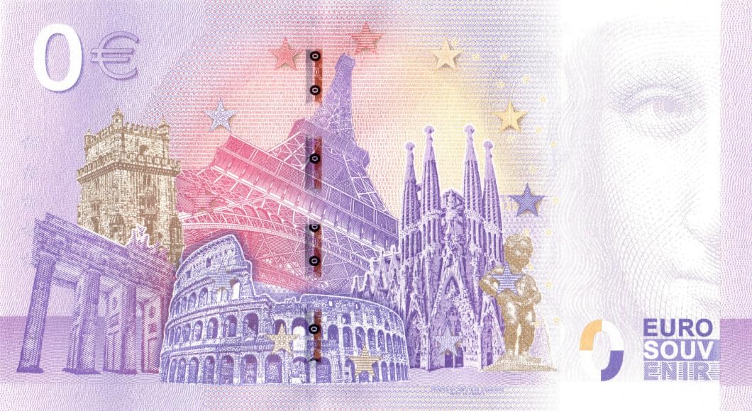 0 euros billete Turquía · Estambul - Galata Kulesi · Torre de Gálata · Recuerdo o Cero € Certificado de recuerdo
