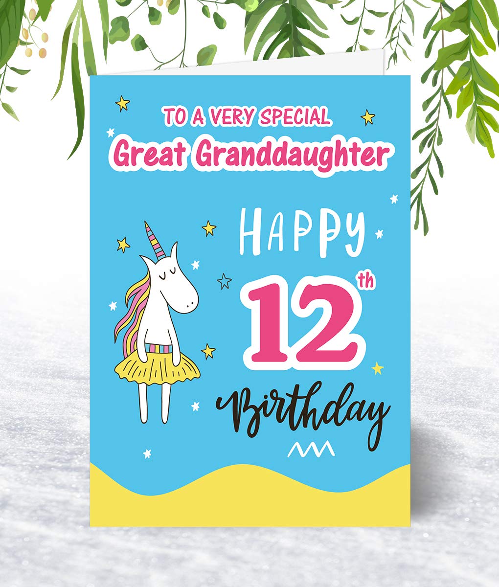 Olivia Samuel Lot De 12 Cartes D'anniversaire Licorne Avec Enveloppes