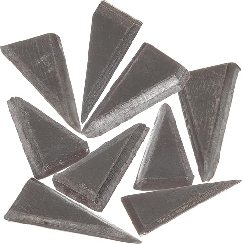 DOITOOL 9pcs Cuña al aire libre Cosas al aire libre Accesorios Herramientas de mango de metal Cuñas Productos al aire libre Herramienta de