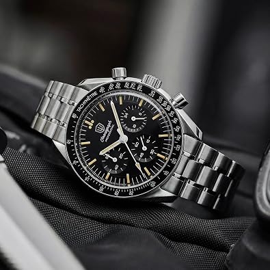 watchdives WD1863 39mm Men's Chronograph Watch Power by Japan VK63 Movement