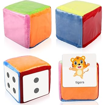 2 x Foam Cubes with Pockets 10 cm Large