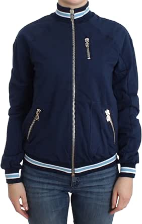 John Galliano Women's Blue Zip Cardigan