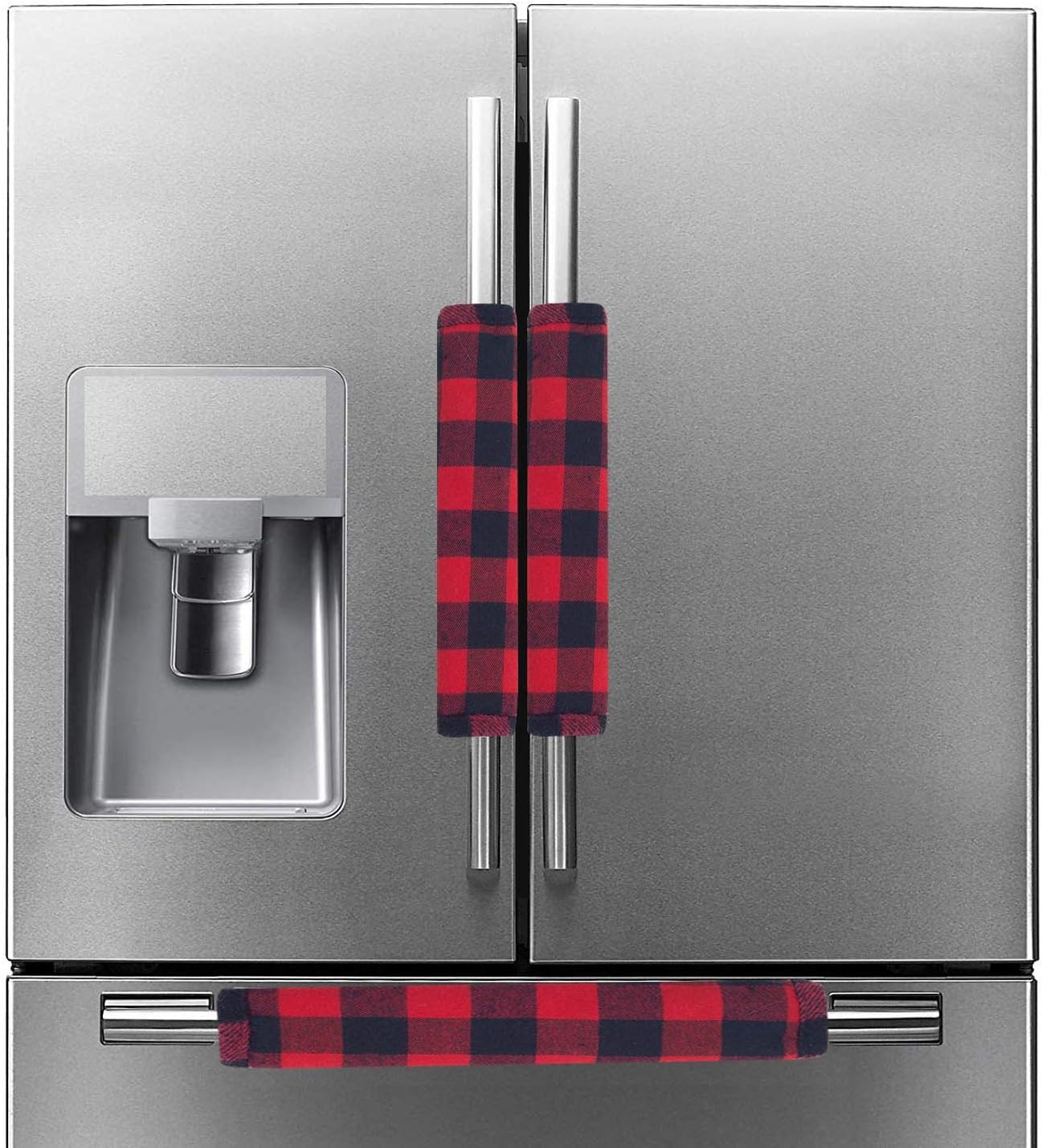 DAYLIPILLOW Buffalo Check Plaid Refrigerator Handle Covers