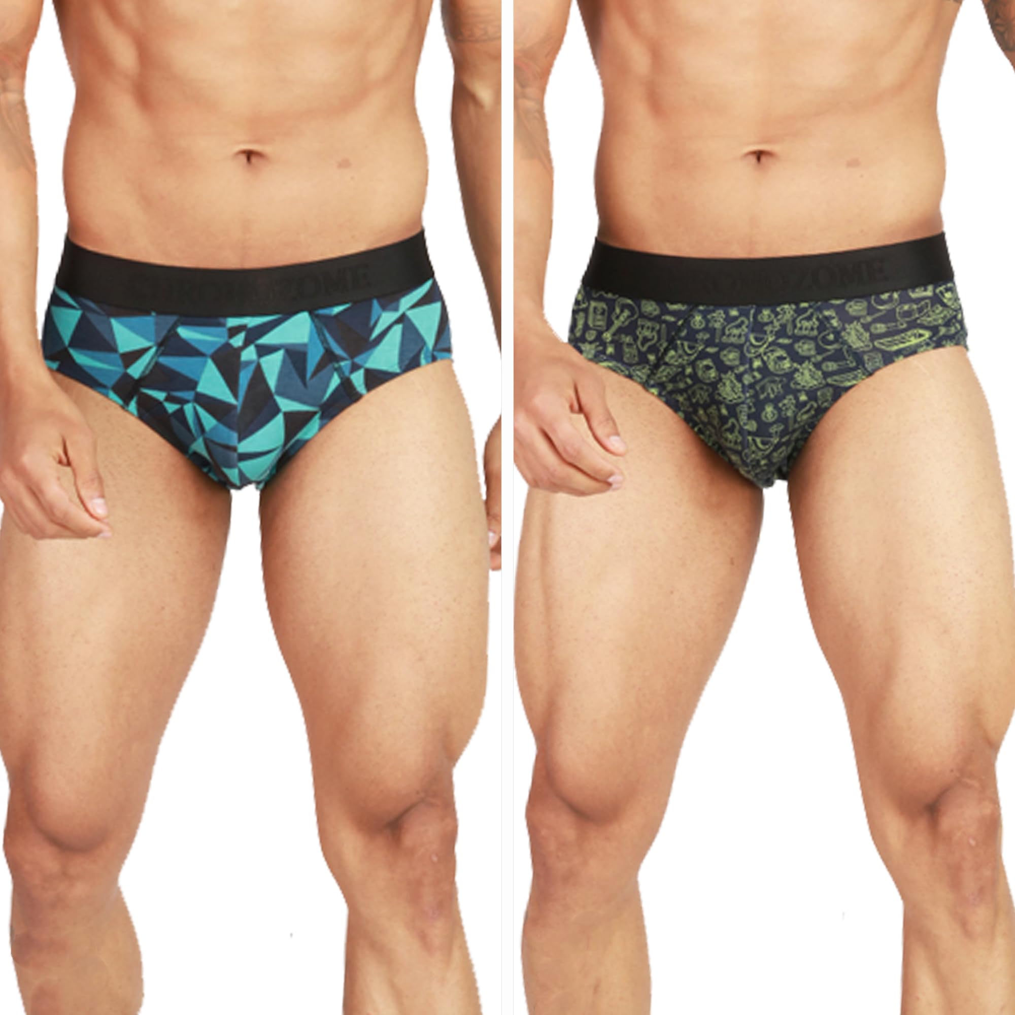 chromozome Mens Modal-Stretch Printed Briefs (Pack of 2)-picture-16