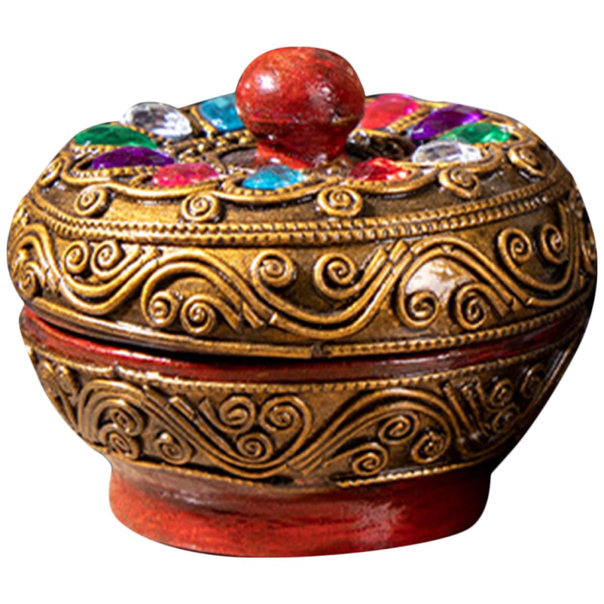 Boîte à bijoux vintage en bois pour sublimer votre meuble de chambre et ranger vos colliers