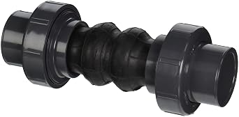 Spears EJ22 Series PVC Expansion Joint, EPDM Seal, Vacuum Rating 26" Hg, 1-1/2" Socket