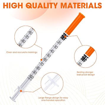 1ml with 32Gx6mmPlastic Measuring Tools(20)