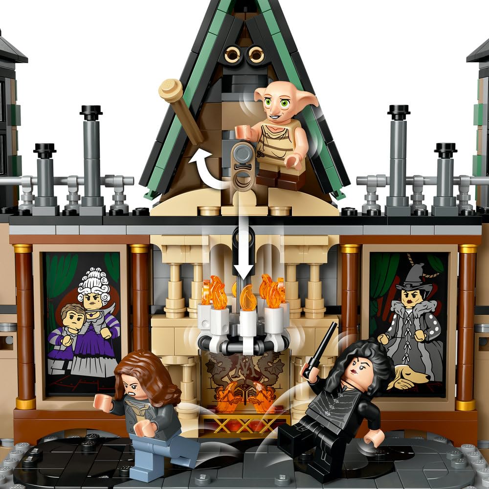LEGO Harry Potter Dwór Malfoyów 76453 | Model domu, zabawka dla 10-latka do ekspozycji, prezent dla fana Harry’ego Pottera, zestaw klocków dla dzieci, 1601 elementów