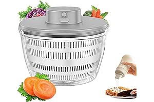 Salad Spinner Electric Rechargeable Easy to Clean 4L Capacity with USB