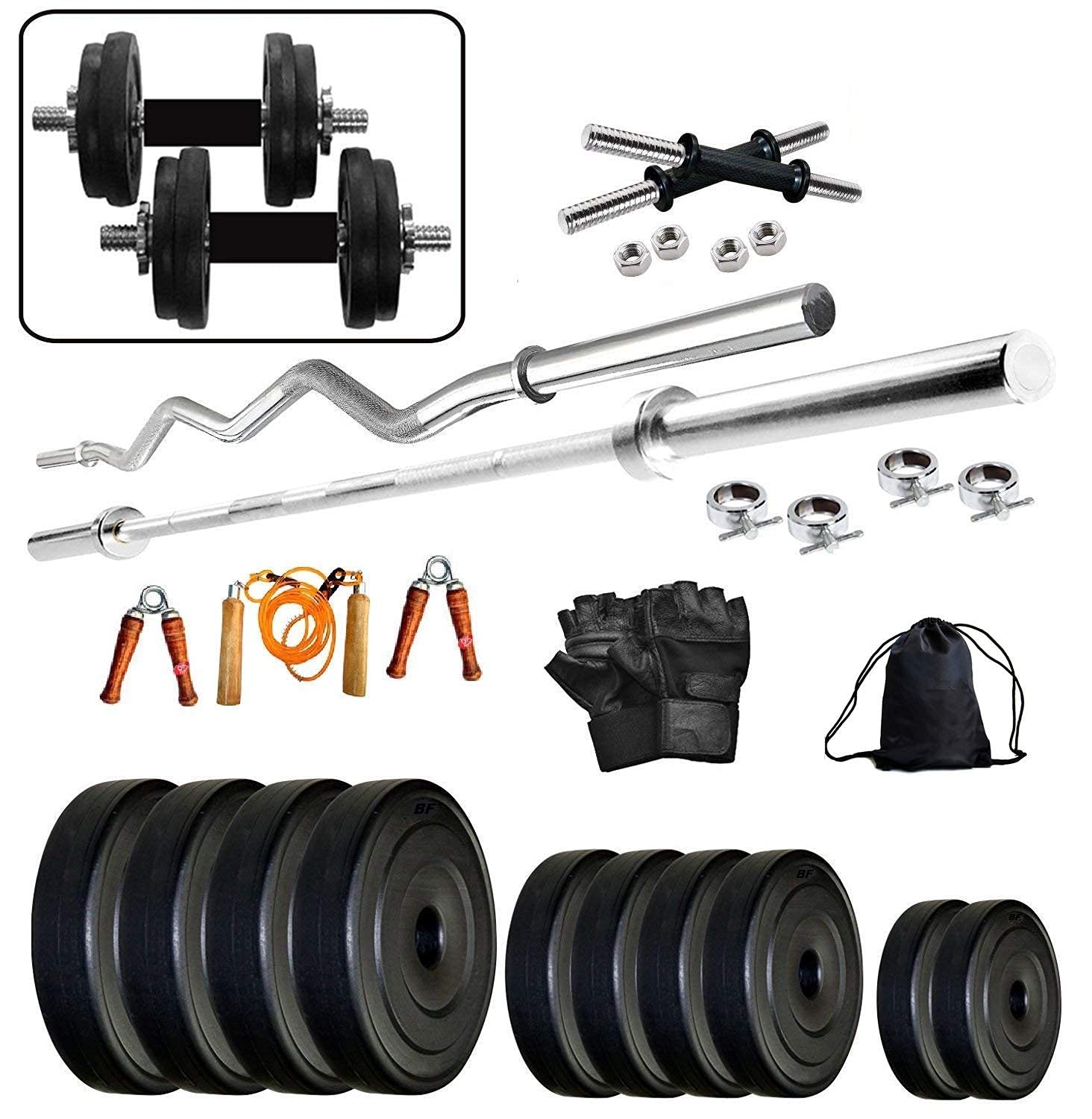 See full amazon price history chart for Body Maxx BM-50KG Leather Home Gym and Fitness Kit Body Maxx BM-50KG Leather Home Gym and Fitness Kit (B07J543S7N) Amazon Price History, Amazon Price Tracker