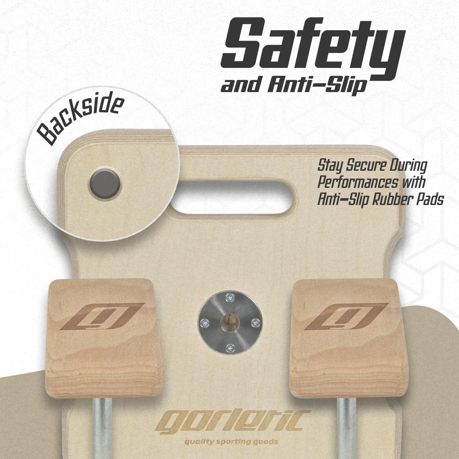 Gorletic - Canes COMPACT, BalanceBlocks, Bastones para equilibrio de Handstand, Altura 33cm