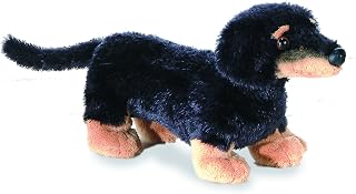 Aurora® Adorable Mini Flopsie™ Vienna™ Stuffed Animal - Playful Ease - Timeless Companions - Black 8 Inches
