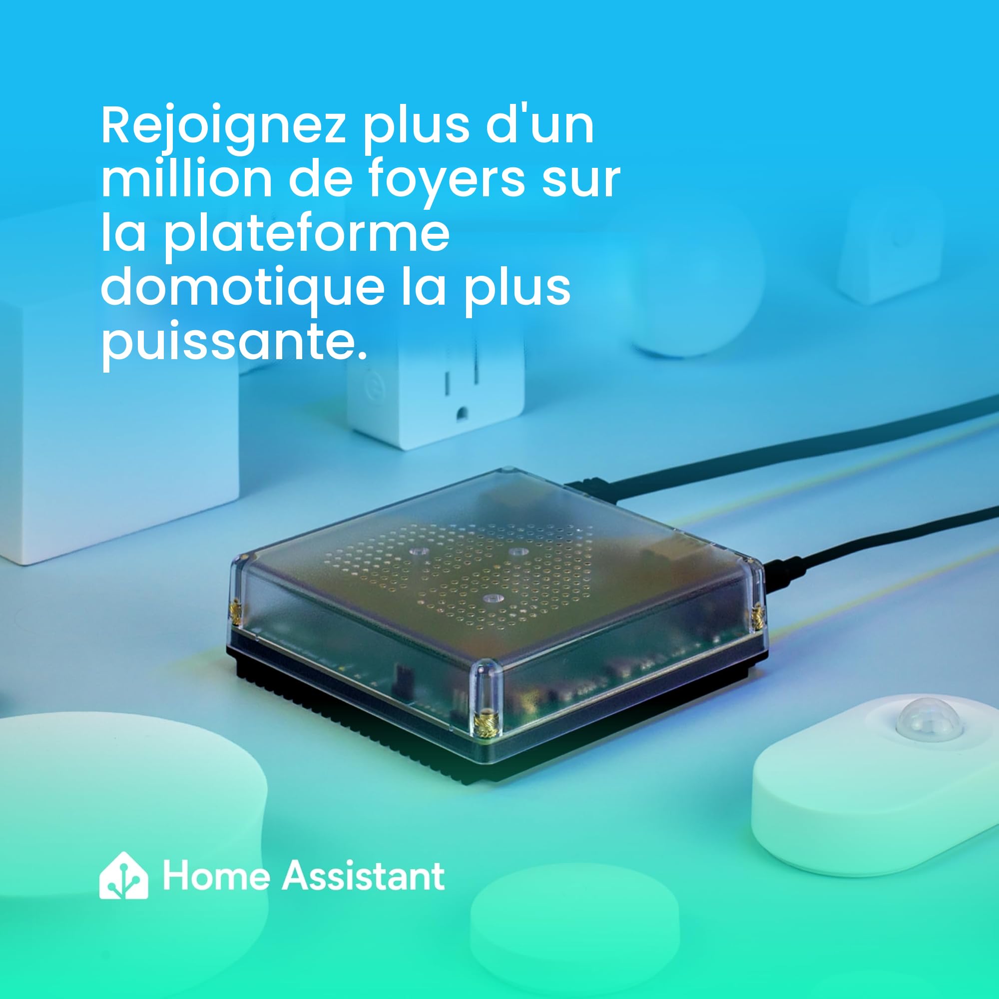 Nabu CASA Home Assistant Vert | Hub Smart Home avec automatisation avancée | Matériel Officiel pour Assistant Domestique