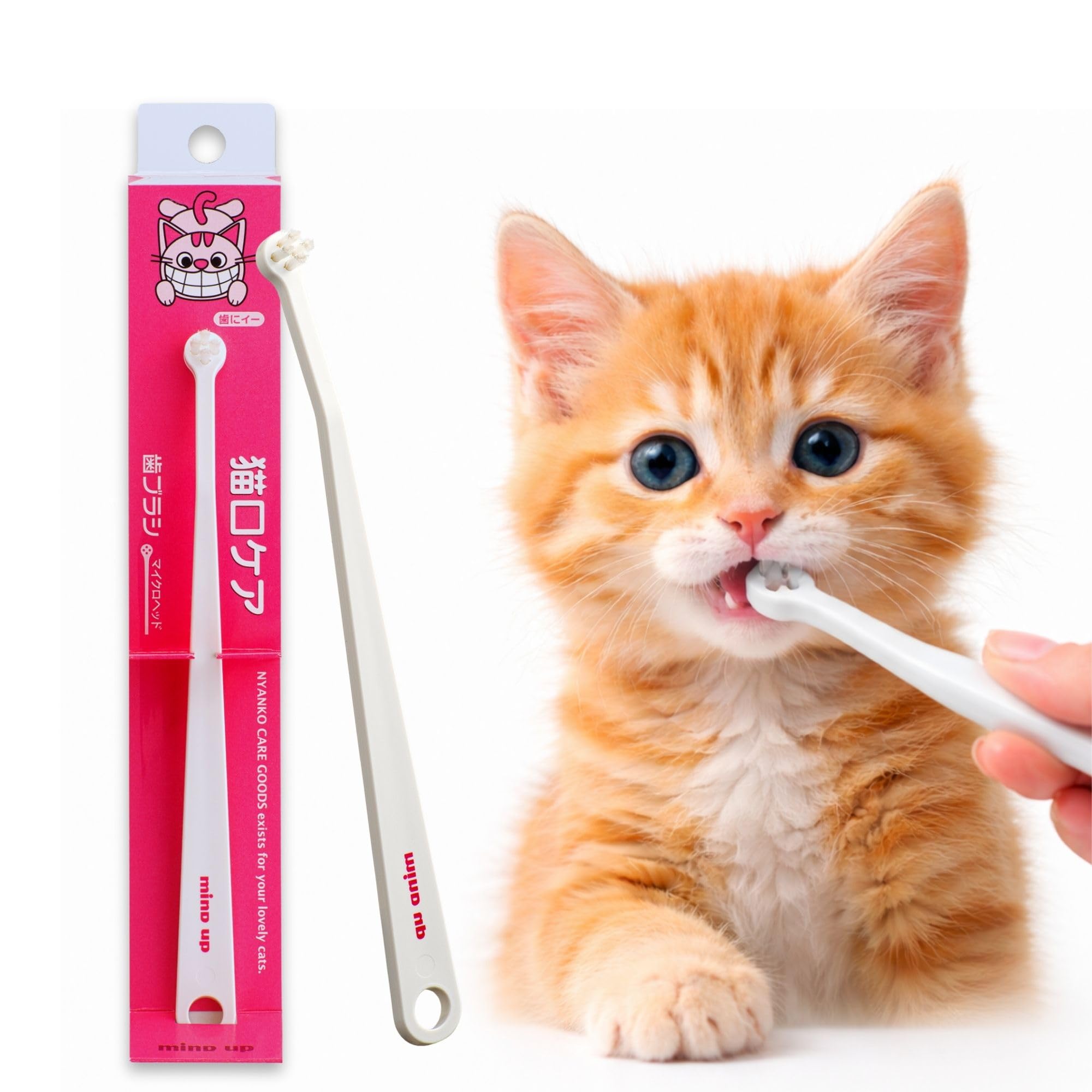 Mind Up Nyanko Care Toothbrush Micro Head (Japan Import)