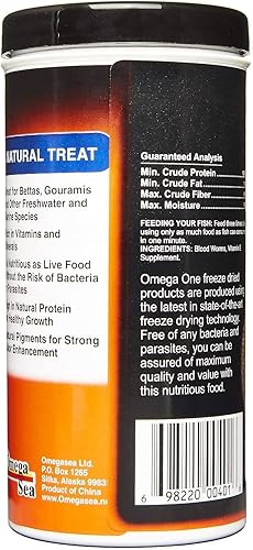 Miniatura 2 de Omega One Gusanos de sangre liofilizados 096 onzas paquete de 2