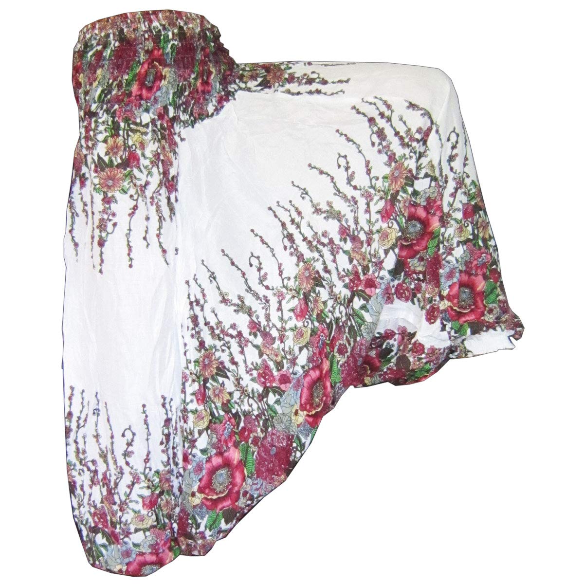 PANASIAM Aladin Pants Flower White, L