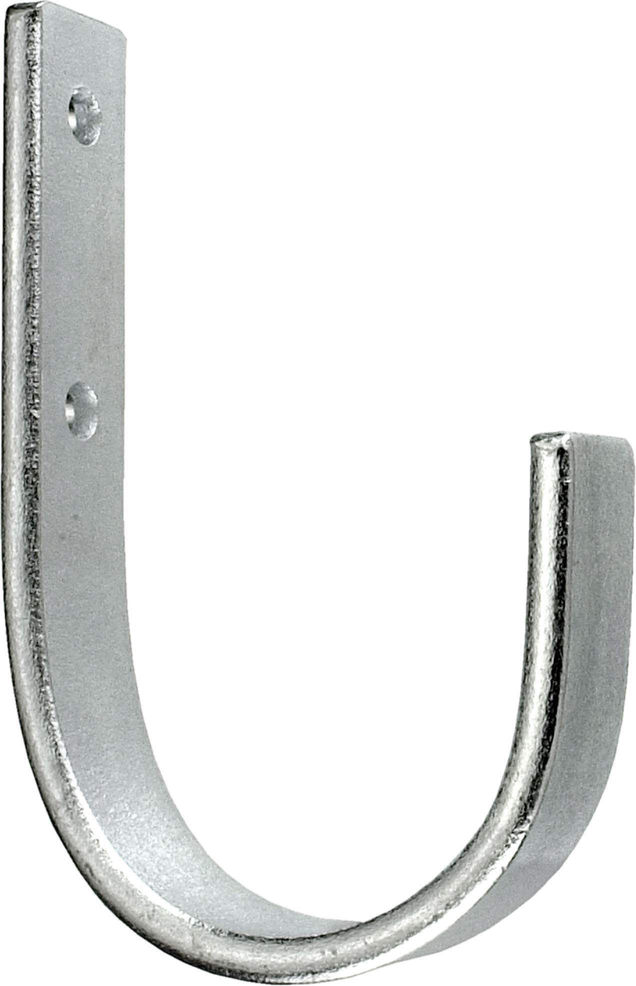 Connex Hak ścienny 110 x 70 x 55 x 20 mm - obciążenie do 45 kg - - ocynkowany / hak uniwersalny / hak montażowy do garażu / haka warsztatowego / pomocnik przy zamawianiu / DY222014