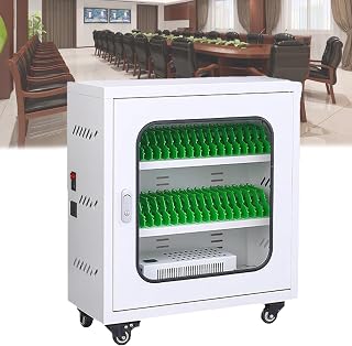 Rechargeable USB Mobile Phone Charging Cabinet, Mobile Phone Storage Cabinet and Storage Trolley, Mobile Phone Charging Station for Airport School Company (40slots)