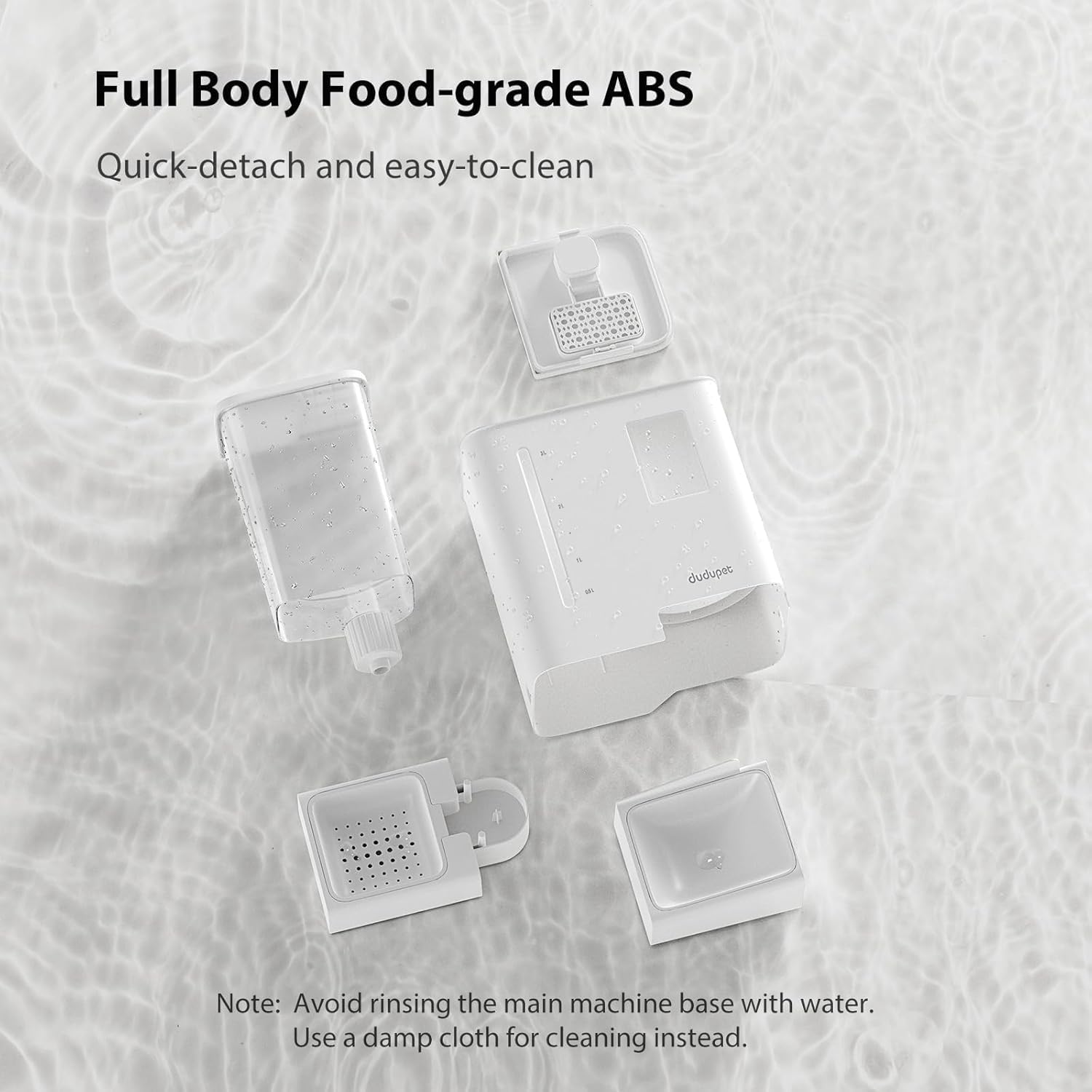 Comedero Automático para Gatos y Bebedero 2 en 1-5L | 5G & 2.4G WIFI Inteligente con Control por APP, Grabación de Voz, Conservación de Frescura, para Gatos y Perros Pequeños